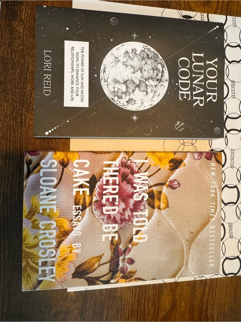 Set of Two Paperback Books – 'Your Lunar Code' + ‘I Was Told There’d Be Cake